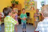 DSC_0549: Děti z MŠ Benešova 7 si v pondělí zazpívaly a rozloučily se s předškoláky
