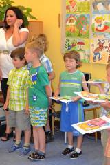 DSC_0659: Děti z MŠ Benešova 7 si v pondělí zazpívaly a rozloučily se s předškoláky