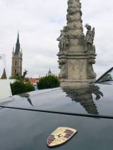P1290481: Foto, video: Na čáslavském Žižkově náměstí obdivovali vozy značky Porsche