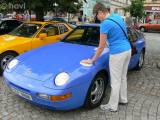 P1290562: Foto, video: Na čáslavském Žižkově náměstí obdivovali vozy značky Porsche