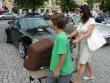P1290567: Foto, video: Na čáslavském Žižkově náměstí obdivovali vozy značky Porsche