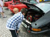 P1290638: Foto, video: Na čáslavském Žižkově náměstí obdivovali vozy značky Porsche