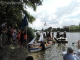 DSCN3685: Foto: První čáslavská neckyáda přilákala na Podměstský rybník plavidla i diváky