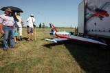 5G6H4008: Foto: Z RC letiště v Miskovicích o víkendu opět startovaly obří modely