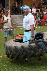 5G6H6469: Foto: Druhý ročník úmonínské soutěže Strongman Parody vyhrál Vladimír Vacík
