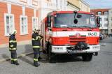 IMG_2153: Čáslavští hasiči získali nejnovější cisternovou automobilovou stříkačku Tatra 815