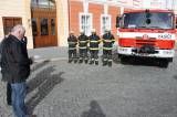 IMG_2158: Čáslavští hasiči získali nejnovější cisternovou automobilovou stříkačku Tatra 815