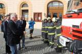 IMG_2179: Čáslavští hasiči získali nejnovější cisternovou automobilovou stříkačku Tatra 815