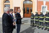 IMG_2181: Čáslavští hasiči získali nejnovější cisternovou automobilovou stříkačku Tatra 815