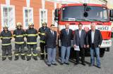 IMG_2185: Čáslavští hasiči získali nejnovější cisternovou automobilovou stříkačku Tatra 815