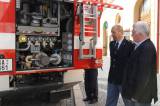 IMG_2194: Čáslavští hasiči získali nejnovější cisternovou automobilovou stříkačku Tatra 815