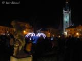 P1300658: Foto, video: Audio-vizuální show na obloze přívítala rok 2014 v Čáslavi