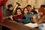 5G6H3367: Foto: Městská hudba Františka Kmocha zkoušela v chrámu sv. Barbory na „Probouzení“