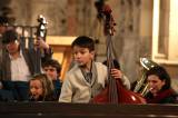 5G6H3440: Foto: Městská hudba Františka Kmocha zkoušela v chrámu sv. Barbory na „Probouzení“
