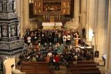 5G6H3449: Foto: Městská hudba Františka Kmocha zkoušela v chrámu sv. Barbory na „Probouzení“