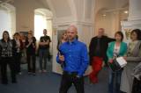 DSC_0017: Úterní vernisáží byla zahájena výstava obrazů Pavla Vašíčka ve Výstavní síni v Čáslavi