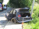 kank101: Devatenáctiletý řidič nezvládnul auto s šesti mladíky a na Kaňku naboural