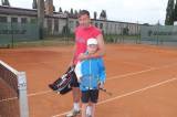 DSCF8919: Foto: V tenisovém turnaji Verner Cup kraloval „černý kůň“, pár Brandejský - Verner
