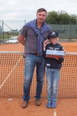 DSCF9168: Foto: V tenisovém turnaji Verner Cup kraloval „černý kůň“, pár Brandejský - Verner
