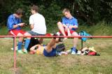 5G6H4359: Foto: Na fotbalovém hřišti v Křeseticích bojují mládežnické týmy ve Fotukre