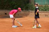 5G6H5519: Foto: V tenisovém turnaji starších žáků zvítězili Filip Kratochvíl a Lucie Králová