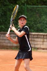 5G6H5538: Foto: V tenisovém turnaji starších žáků zvítězili Filip Kratochvíl a Lucie Králová