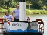 P1320948: Foto, video: Hladinu Podmětského rybníku čeřila po domácku vyrobená plavidla