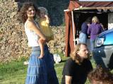 P1330307: Foto: Folkovou muziku si v sobotu vychutnali v prostorách hradu Lichnice