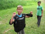 pancava14: Policisté ze Zbraslavic navštívili děti na letních táborech na Pančavě a v Senetíně