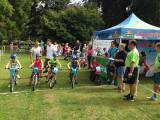 kotera14: Foto: Nejmladší cyklisté poměřili své síly v závodu na zahradě zámku Kotěra