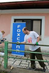IMG_4240: Zaměstnanci Foxconnu Kutná Hora dobrovolně ve svém volném čase revitalizují město