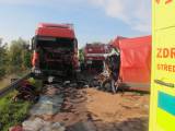 img_1800: Smrtelná nehoda na obchvatu Čáslavi: Dodávka se srazila s kamionem