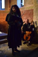 DSC_0056: Se souborem Cuthna Antiqua v kostelíku v Lochách zazpívala Isabella Shaw