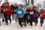 5G6H2488: Foto: Třicátý ročník Silvestrovského běhu přilákal 58 dospělých a 51 dětí