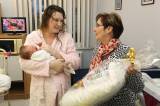 5G6H3646: Prvním miminkem roku 2015 narozeným v čáslavské porodnici je Sofie Málková