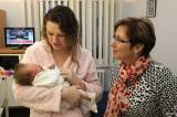 5G6H3651: Prvním miminkem roku 2015 narozeným v čáslavské porodnici je Sofie Málková