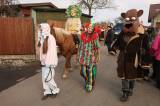 5G6H4513: Foto: O masopust v Miskovicích se v sobotu postaralo sdružení Dítě a kůň