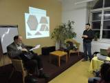 DSCN1328: Filip Velímský v Čáslavi přednášel o archeologickém průzkumu v regionu