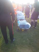 malin12: U fotbalového zápasu Malín B - Malešov B v neděli asistovala záchranka