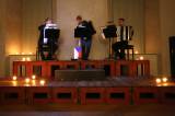 5G6H2660: Foto: Plzeňské akordeonové trio rozeznělo své nástroje v refektáři galerie GASK