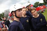 AH1B8110: Foto: Mladí hasiči závodí od pátku v Kolíně, bojují o postup na mistrovství republiky