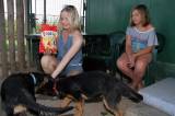 IMG_1480: Kateřina Klasnová na návštěvě psího útulku v Kutné Hoře
