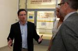 IMG_9654: Hejtman David Rath navštívil před startem akce „kulový blesk“ nemocnice v Kolíně a Kutné Hoře