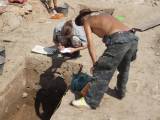 p8230270: Archeologové hledají na pozemku v samotném centru Čáslavi sklepy, zatím neúspěšně!