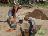 p8230278: Archeologové hledají na pozemku v samotném centru Čáslavi sklepy, zatím neúspěšně!
