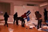 DSC_0840: Na uměleckém díle se podílela i skupina Bez Dozoru a dav z kutnohorského gymnázia