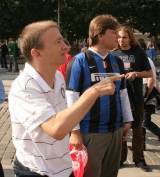 IMG_5058: Do Prahy zavítala fotbalová hvězda Luis Figo, fanklub Interu byl přitom, stejně jako náš web!