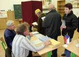 IMG_7745: Druhé letošní volby odstartovaly, v Čáslavi už odvolil místostarosta Jaromír Strnad