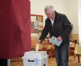 IMG_7826: Druhé letošní volby odstartovaly, v Čáslavi už odvolil místostarosta Jaromír Strnad