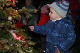 IMG_4409: V Chotusicích nastal "Vánoční čas", děti se těšily z rozsvícení stromečku